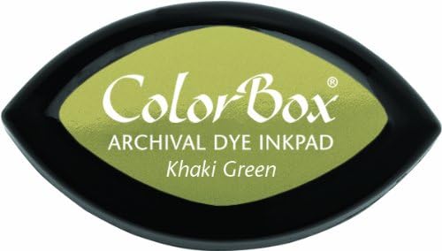 ColorBox Archival Dye Cat's Eye Ink Pad, Khaki Green