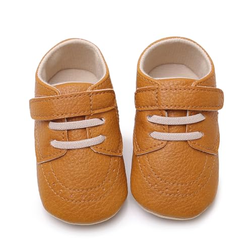 RVROVIC Baby Boys Girls Anti-Slip Sneakers Soft Ankle Boots Toddler First Walkers Newborn Crib Shoes3