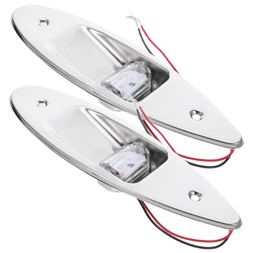 Feux de navigation pour bateaux LED feux latéraux de signalisation marine inox 304 argent