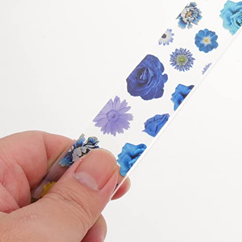 Marque-pages en fleurs véritables et résine transparente de haute qualité