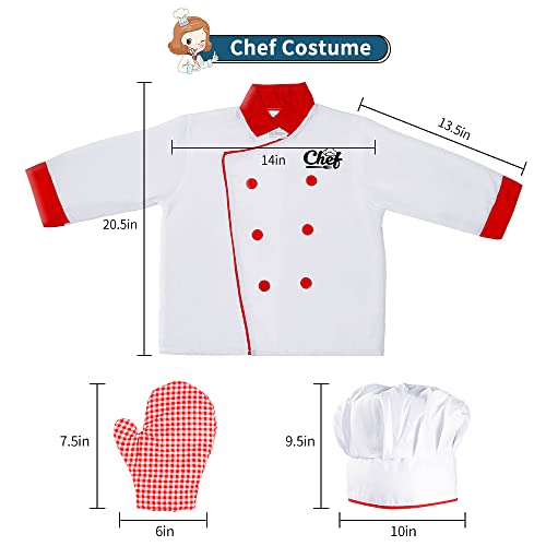 Disfraz de Chef para Niños con Juguetes de Cocina miniatura 3