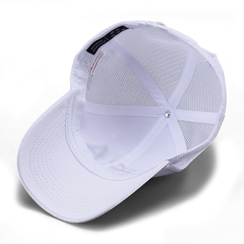 Image of USA Trucker Hat for Men & Women American Flag Cap Adjustable Baseball Cap Mesh Snap Patriotic 3D Embroidered Cap