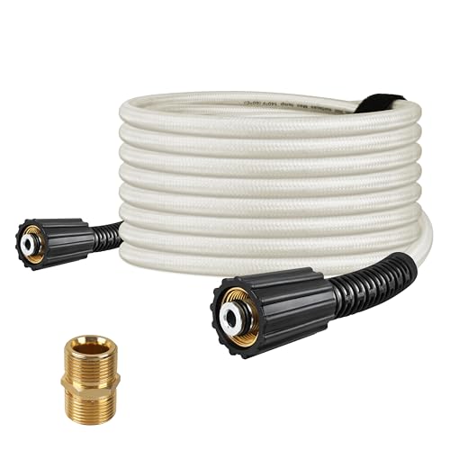 GPWXYYY 2025 Upgrade Pressure Washer Hose for Ryobi Power Washer Hose Replacement Part 308835074 for Ryobi Electric Power Washer Model RY141600 RY141612 RY141812G High Pressure Hose (25 FT)