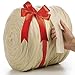 Produktbild MeriWoolArt 100% XXL Merino Wolle Garn 2 cm Dicke Wolle Garn, Filzwolle Trockenfilzen Nassfilzen, DIY Weihnachtsgeschenk Wolle Garn Decke, Decke Baby Wolle, Arm Stricken Garn (Natürliche Farbe, 3 kg)