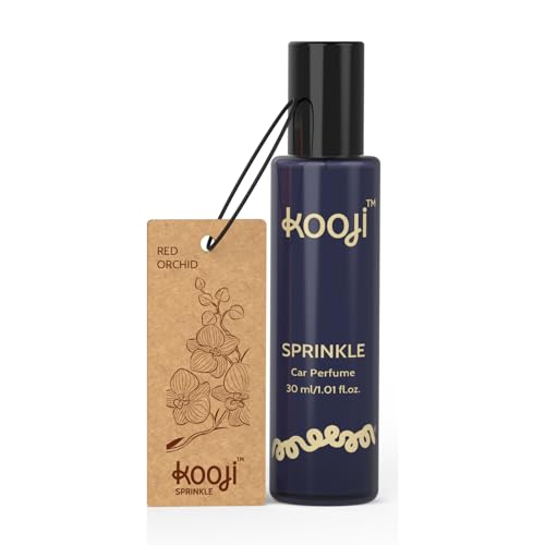 Image of KOOJI Sprinkle - Car & Home Perfumes - Red Orchid 30 ML | Premium Freshener - Exotic Red Orchid & Sultry Spices | Natural & Vegan Ingredients | Long-Lasting Aroma for Car, Home, Office - Up to 60 Days