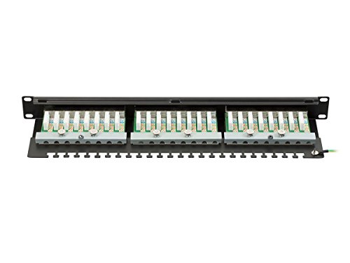 Monoprice Cat6 Ftp 1U Patch Panel 24-Port - 19 Inch | Dual Krone Idc - Entegrade Series #TOP5