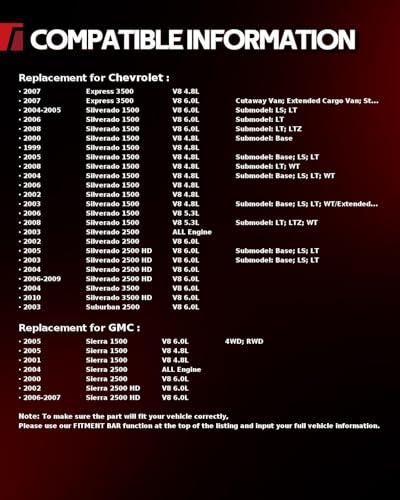 Image of Torchbeam Gen III LS Gasket Set Kit Fit for Chevy Silverado 1500 2500 3500 HD Express 3500 Suburban, GMC Sierra 1500 2500 HD, 4.8L 5.3L 6.0L LS1 LS6 LQ4 LQ9 Engine, Replace# BTR73450 12633904 12558177