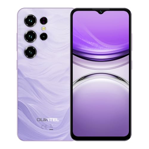 OUKITEL C2 Handy Ohne Vertrag - 16GB(4+12)+64GB /1TB Smartphone Ohne Vertrag Android 14, 6,52 Zoll Bildschirm 5000mAh Handy Günstig, 13MP+5MP Kamera, 4G Dual SIM/Face ID/GPS/3.5mm Jack,Oro