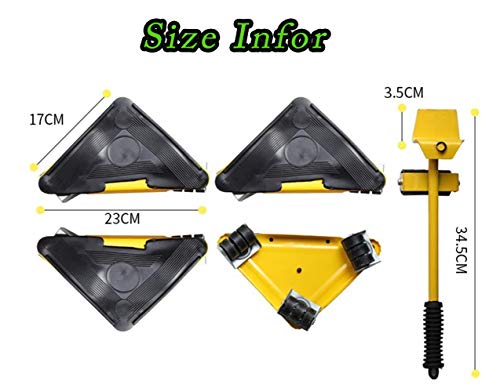 5Pezzi Set di Attrezzi per il Movimento del
