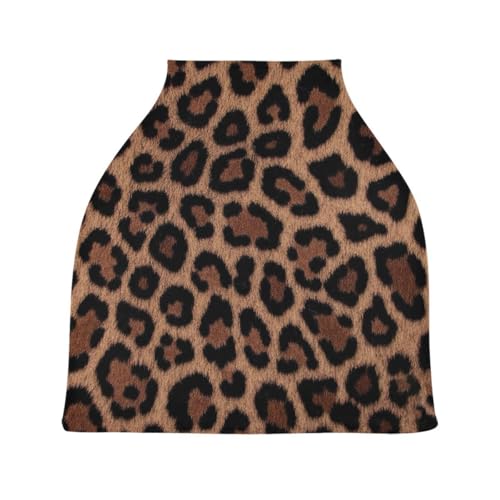 Breastfeeding Nursing Cover Baby Car Seat Canopy Cart Cover Leopard Print Blanket Stroller Poncho Cover
