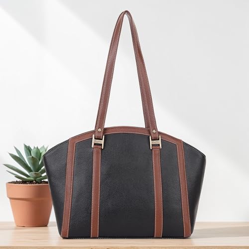 Image of EXOTIC Shoulder Handbag for Women, Classic Fashion Design with Contrast Stitching