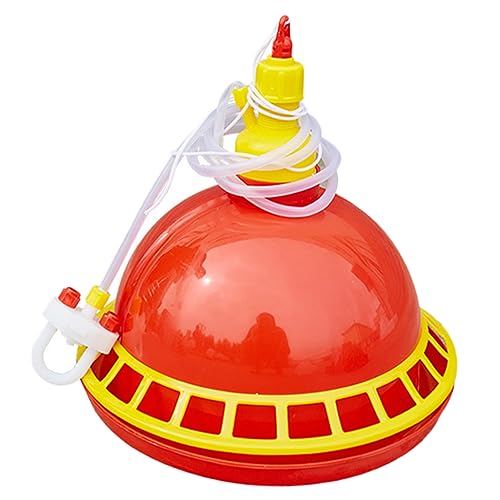 Abaodam 1Set Automatic Chick Feeder Waterer Kit Durable Poultry Drinking Device for Chickens Ducks and Geese Refillable with Capacity Easy to Clean Poultry Waterer System