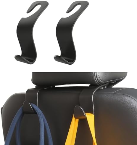 Kit 2 Ganchos Suporte de Carro para Sacola E Cabide Para Banco Ve...