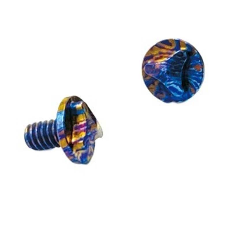 2PCS Titanium Damascus Screws Fit for Microtech UTX85 UltraTech UT Series