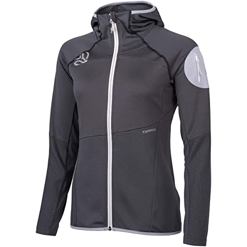 Ternua W Berlana Hood Jacket Grey - Chaqueta con capucha para mujer versátil y ligera hecha de...