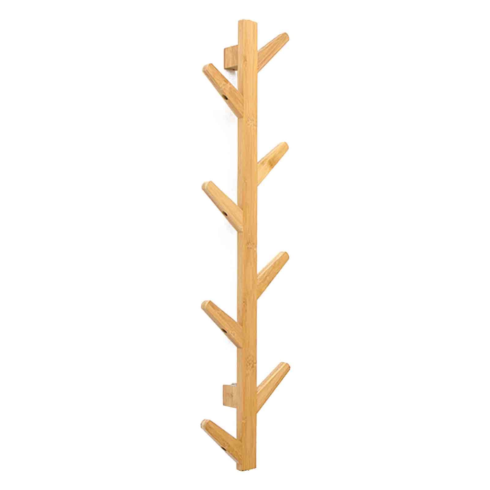 Porte-vêtements muraux en bois pour optimiser le rangement de la chambre