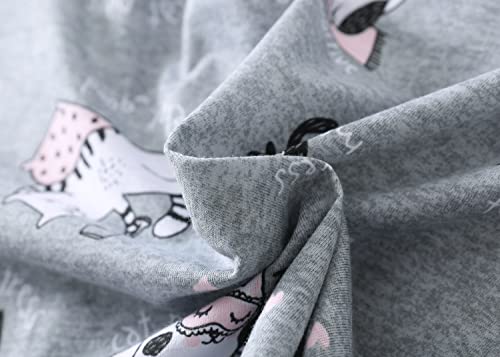 Image of PNAEONG Women Pajama Set Sleepwear Tops with Capri Pants Casual and Fun Prints Pajama Sets