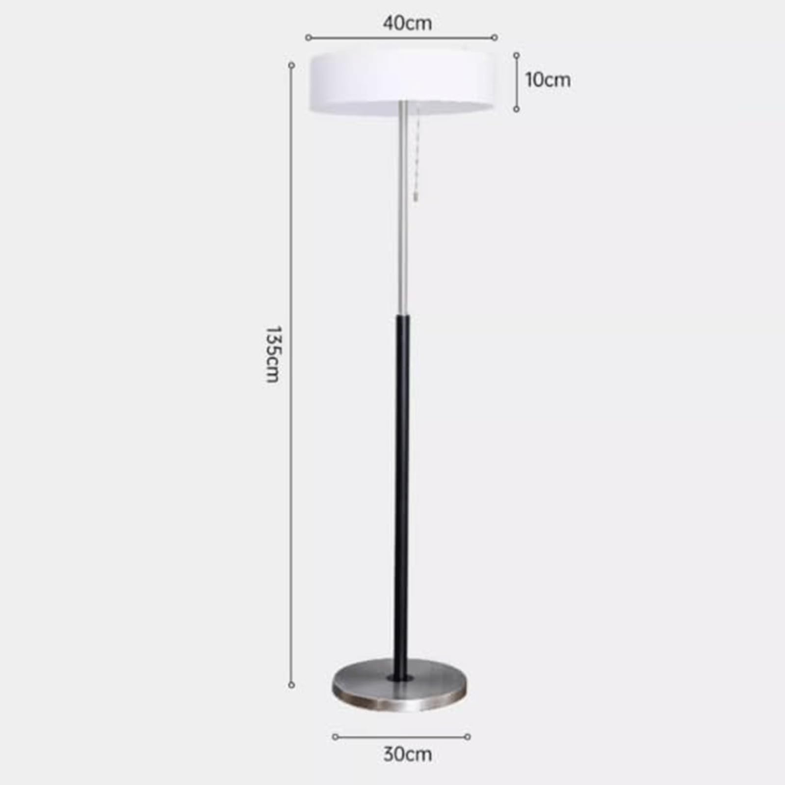 Lampa podłogowa Vloerlamp Dimbare verticale vloerlamp Moderne hoge lamp Luxe staande lamp voor woonkamer Staande lamp Decoratief luksus