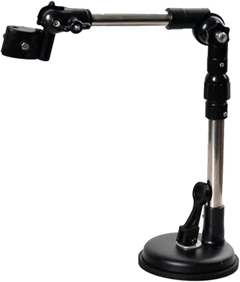 Portable Universal Suction Cup Umbrella Stand, Stainless Steel Multi-Function Umbrella Connector Bracket, Quick-Disassembling Free Folding Rotary Telescopic, for Most Cars