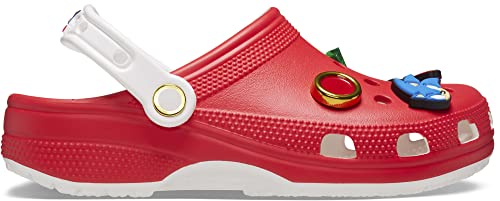 Crocs Unisex Sonic The Hedgehog Classic Clogs, Red, 6 Us Men #TOP4