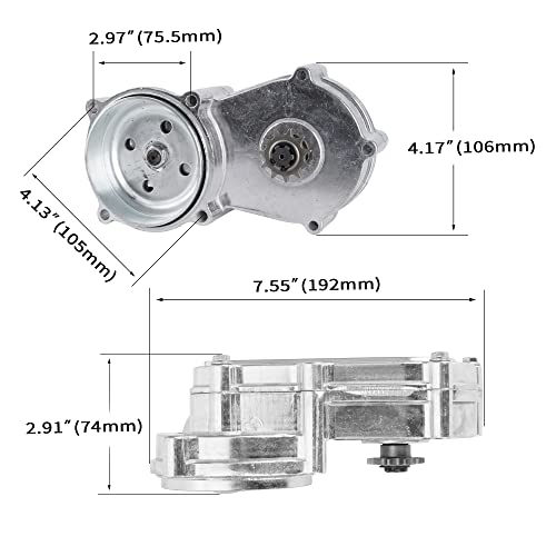 Heavy Duty Transmission Gear Reduction Box Clutch Replacement For 47Cc 49Cc 2-Stroke Pocket Mini Bike T8F 11T 13T 14T 17T 20T Teeth #TOP1