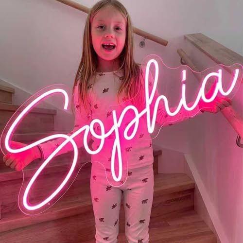 Custom Personalized Name Neon Sign for Room Decor Girls Bedroom