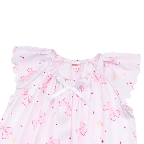 JESKIDS Girls Nightgowns for Kids Toddler Satin Nightdress Pajama Clothes3