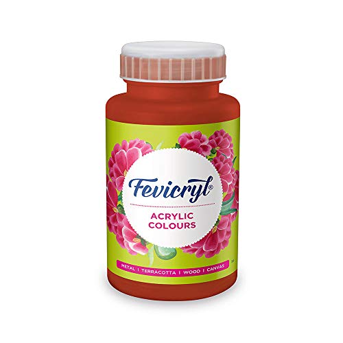 Pidilite Fevicryl Acrylic Colour (500 Ml): Indian Red