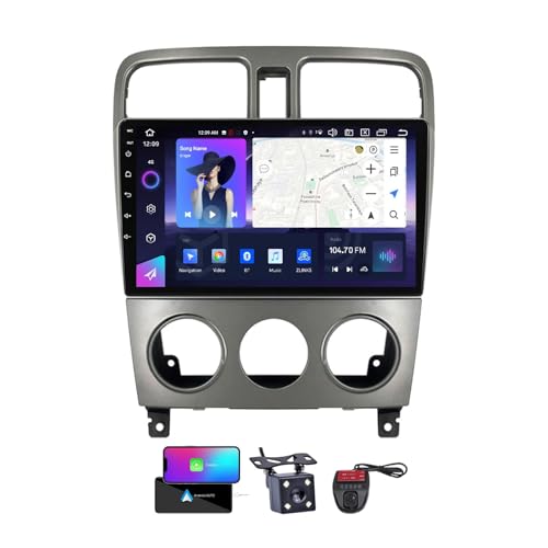 Autoradio Android 13 Subaru Forester SG 2002-2008 avec grand écran tactile 9 pouces