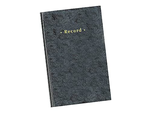Carnet de notes pour prise de notes Staples rigide bleu marbré 29 x 19 cm
