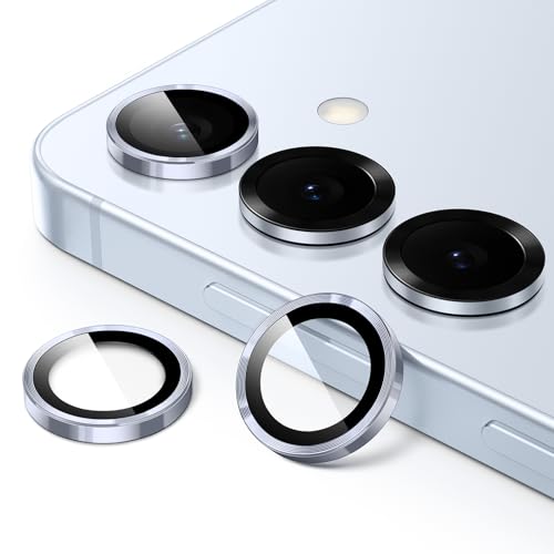 JETech Camera Lens Protector for Samsung Galaxy S25, Icyblue, 1 Set