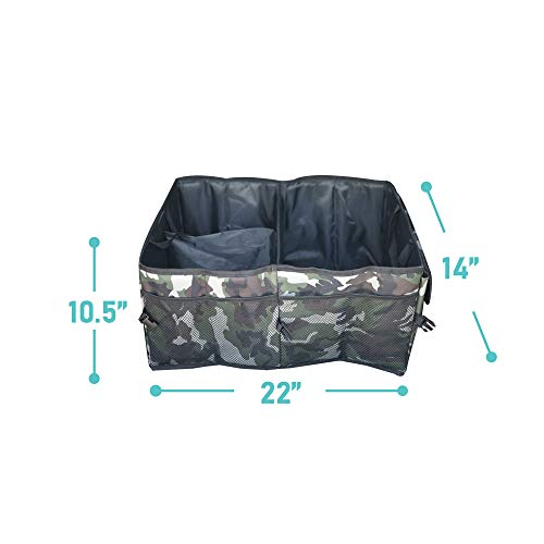 Fh Group Collapsible Car Trunk Storage Organizer Expandable, Camo Print -Universal Fit #TOP5