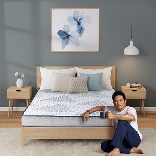 Livpure Smart DUOS FLIP Reversible Ortho HR - Medium Soft & Firm Mattress |3D SleepTech Crafted Zones| ComfortScience Foam| High GSM Sporty Quilted Fabric|King Bed (72x72x5) inch, 7 Years Warranty