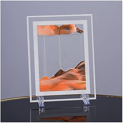 Bewegtes Sandbilder, Fließende Sandmalerei, Bewegliche Sandkunst, Moving Sand Painting, Dynamische Sandbilder, Bewegung Sandbild, Glas Fließender Sandrahmen Cover