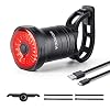 Ventvinal Achterlicht voor de fiets, intelligent USB-oplaadbaar, led-achterlicht, IPX6 waterdicht, nachtwaarschuwing…