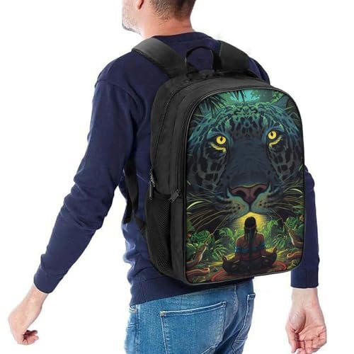 Mochila escolar para niños de primaria 3D Game con estampado Leopard 5