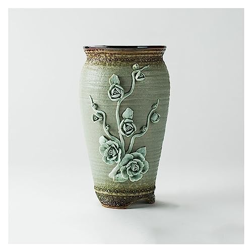 Saditesdk Embossed Indoor/Outdoor Flower Pot Large Planter