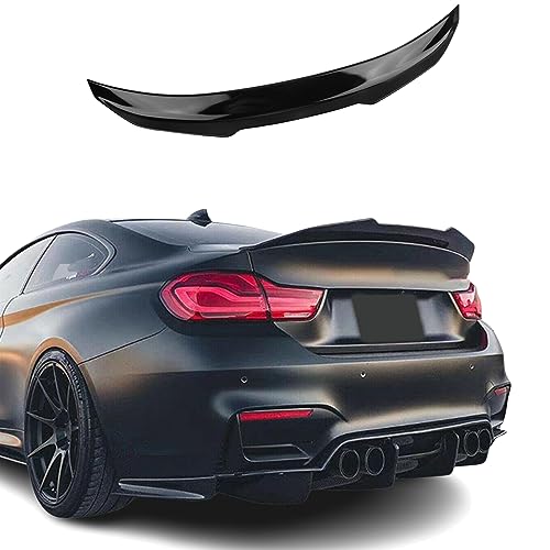 Becquet arrière Spoiler Voiture pour BMW F30 Série 3 Style PSM Noir Brillant