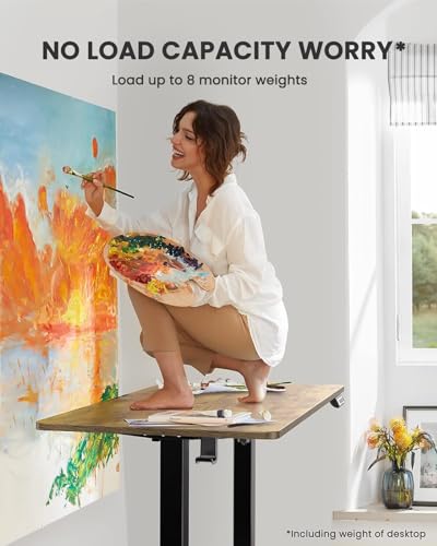 image for ErGear Electric Standing Desk, 44 x 24 Inches Height Adjustable Stand 