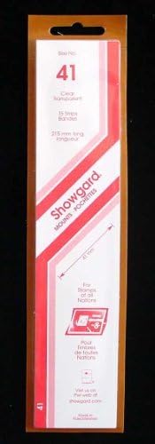 Strip Style Clear Stamp Mounts Size 41 by Showgard