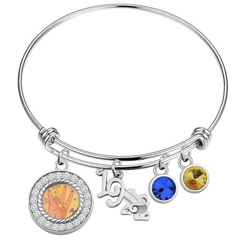 Image of CHOORO Sorority Necklace /Bracelet Sorority Gift Greek Sorority Necklace Bracelet