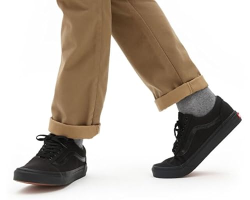 Vans Vans Old Skool Unisex Adults' Low-Top Trainers (42-43 M EU / 11 B(M) US Women / 9.5 D(M) US Men, Black (Black/White))