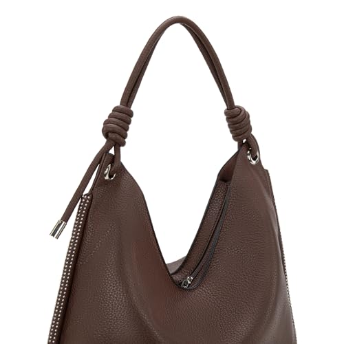 Image of Montana West Hobo Bags for Women Soft Slouchy Top Handle Shoulder Purses Handbag with Knot Strap
