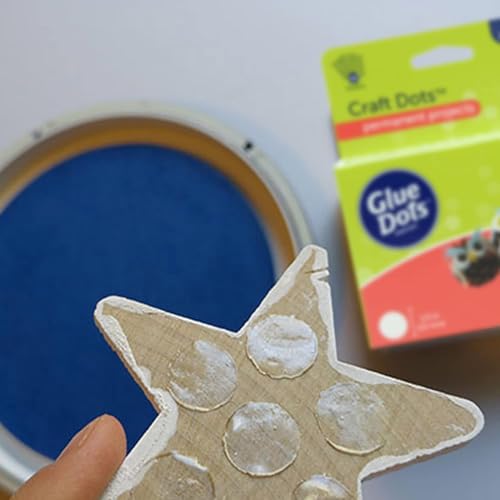 Image of Glue Dots, Craft Dots, Double-Sided, 1 /2 inch, .5 Inch, 600 Dots, DIY Craft Glue Tape, Sticky Adhesive Glue Points, Liquid Hot Glue Alternative, Clear, 3 Pack