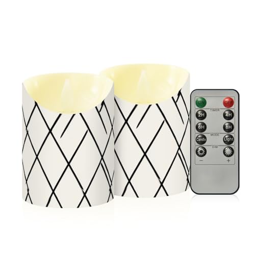 Bougies LED cire vacillante pour une décoration de table sans risque