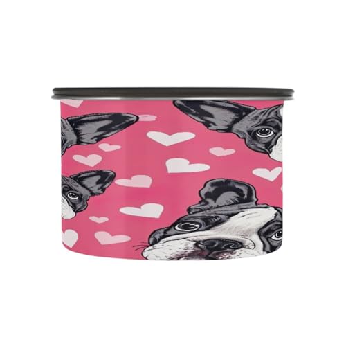 Contenedor hermético para café de acero inoxidable Qilmy 17oz