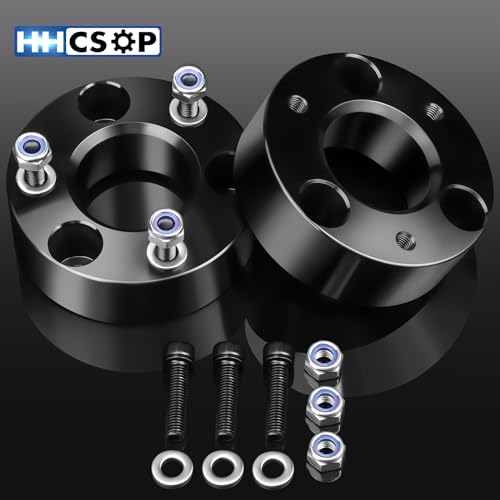 Image of 2.5 inch Front Leveling Lift Kit for 06-23 Ram 1500 4WD, 05-11 Dakota 2WD 4WD | for 2006-2023 Dodge Ram 1500 4WD, 2005-2011 Dakota 2WD 4WD, 2.5 inch Suspension Level Kits, 6061-T6 aluminum Strut Spacers
