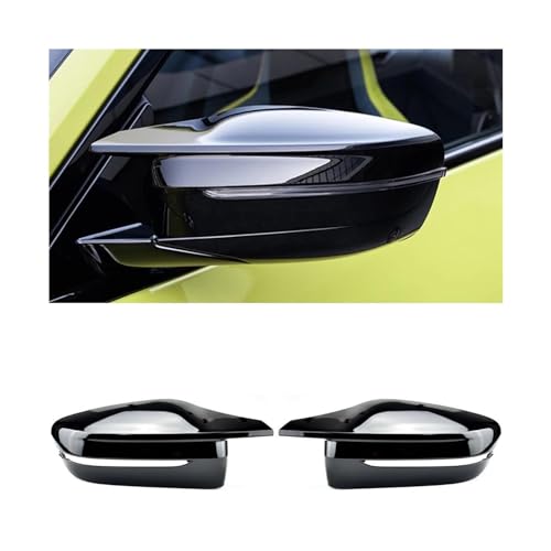 Coque de rétroviseur BMW G20 G30 finition miroir noir de luxe