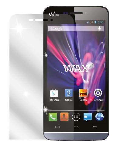 dipos I 2X Protection ecrán Compatible avec Wiko Wax Films de Protection d'écran Transparent