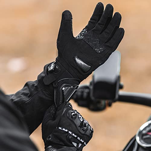 Ilm Motorcycle Gloves For Men And Women Touchscreen Full Finger Motorbike Gloves Riding Off-Road Dirt Bike Gloves Road Racing Motocross Sports Gloves(Medium) #TOP7
